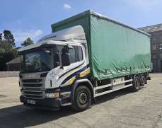 2015 Scania P320 6x2 Curtainside Truck